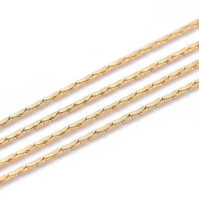 3.28 Feet Handmade Ion Plating(IP) 304 Stainless Steel Boston Link Chains