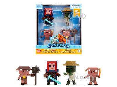 Set of 4 Diecast Figures \