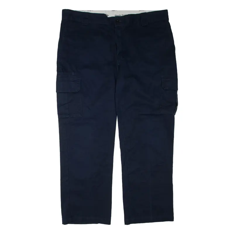 DICKIES Cargo Mens Trousers Blue Regular Straight W40 L30