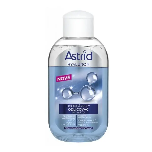 Astrid Hyaluron two-phase eye and lip make-up remover 125 ml