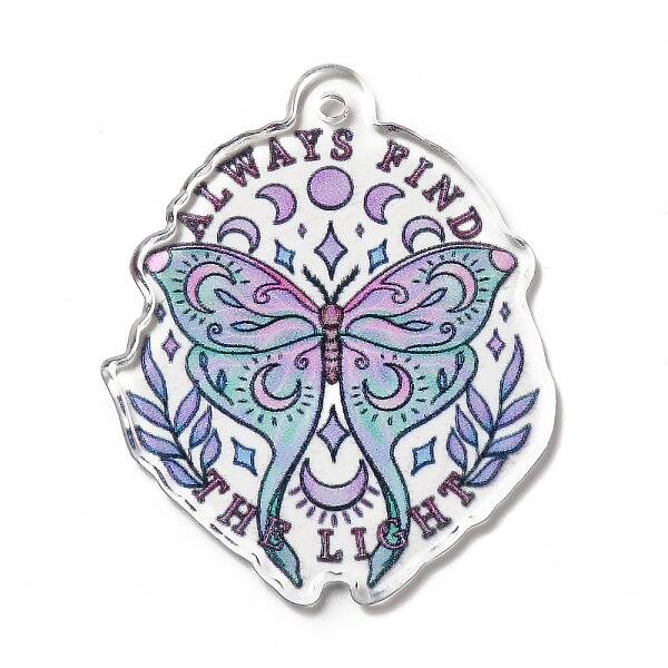 Halloween Printed Acrylic Pendants