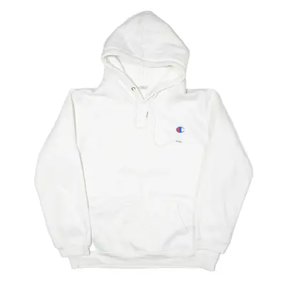 CHAMPION Hoodie White Pullover Mens 2XL