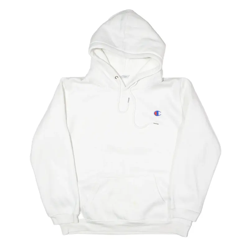 CHAMPION Hoodie White Pullover Mens 2XL