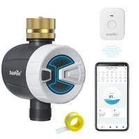 Rain Point Smart Sprinkler Timer Water Timer, Brass Inlet Hose Faucet Timer for Garden Watering, APP Control via 2.4Ghz WiFi ...