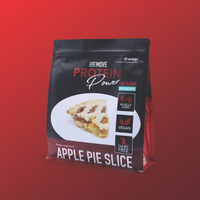 Just Move Protein - Apple Pie Slice - Vegan (Plant Based) Organic, Dairy Free, Soy Free, Gluten Free, Keto, Peanut Free, 20g ...