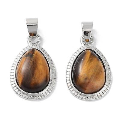 Natural Tiger Eye Pendants