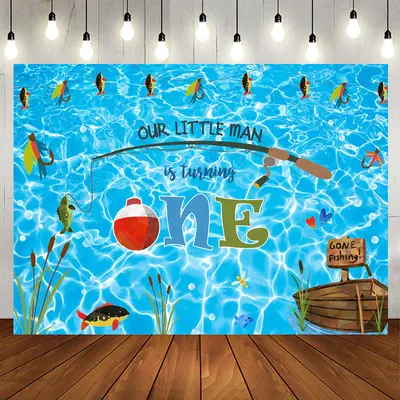 Aperturee Our Little Man Is Turning 1st Birthday Backdrop