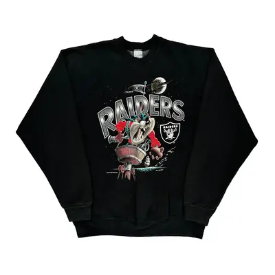 Made In Usa Las Vegas Raiders Salem Nfl Sweatshirt - XL Black Cotton Blend | Size: x-large