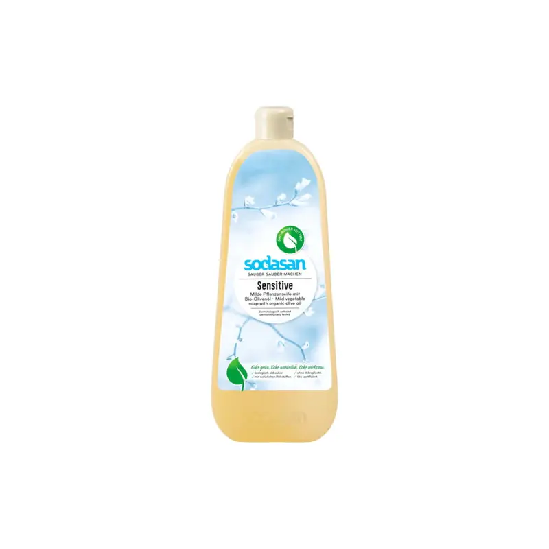 Sodasan Sensitive Liquid Soap, 1 litre