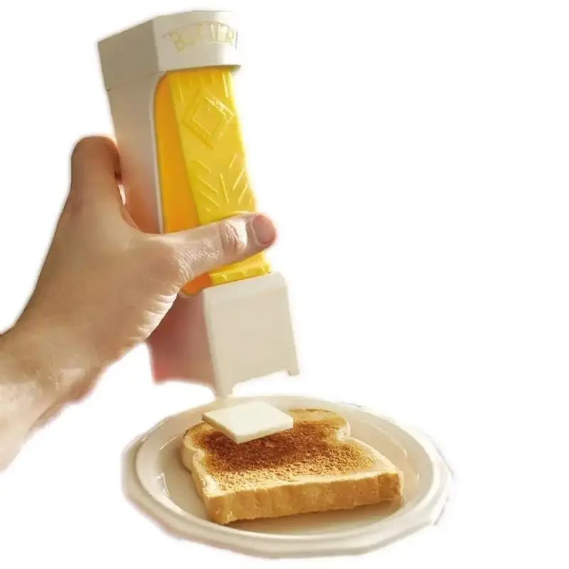 Portable Manual Butter Slicer, 1 Count Butter Storage Box, One-touch Butter Knife, Cheese Divider Tools for Cooking Baking, K...