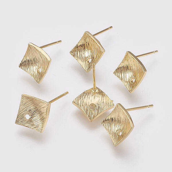 Brass Stud Earring Findings