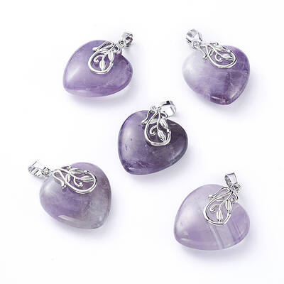 Natural Amethyst Pendants