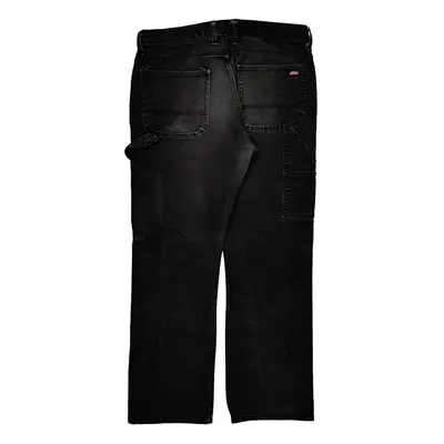 Dickies Carpenter Jeans - 36W 31L Black Cotton Blend