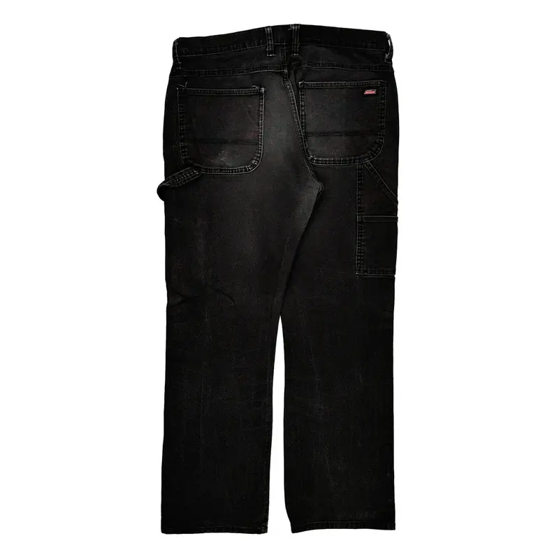 Dickies Carpenter Jeans - 36W 31L Black Cotton Blend