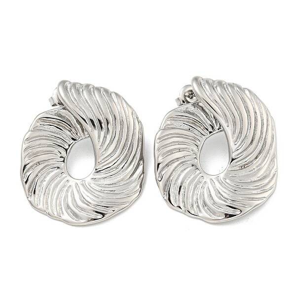 Tarnish Resistant 304 Stainless Steel Stud Earrings for Women