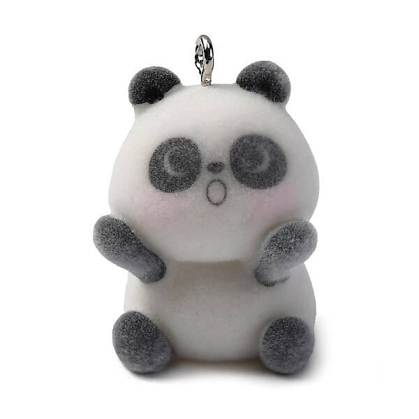 Flocky Animal Resin Pendants