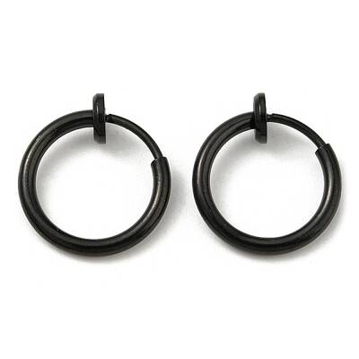 304 Stainless Steel Clip-on Earrings
