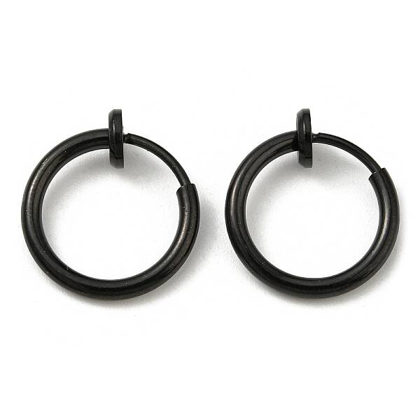 304 Stainless Steel Clip-on Earrings