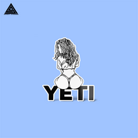 Yeti Cheeks Decal Sticker || vinyl sticker, water bottle sticker, tumbler stickers, laptop decals, waterproof, sticker, yeti,...