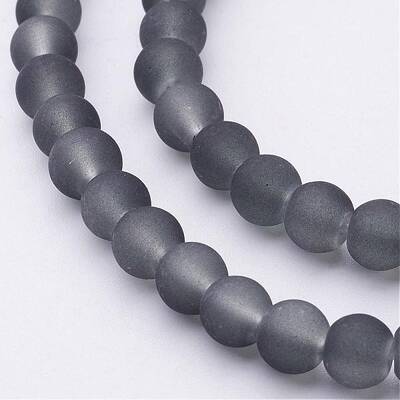 Transparent Glass Bead Strands