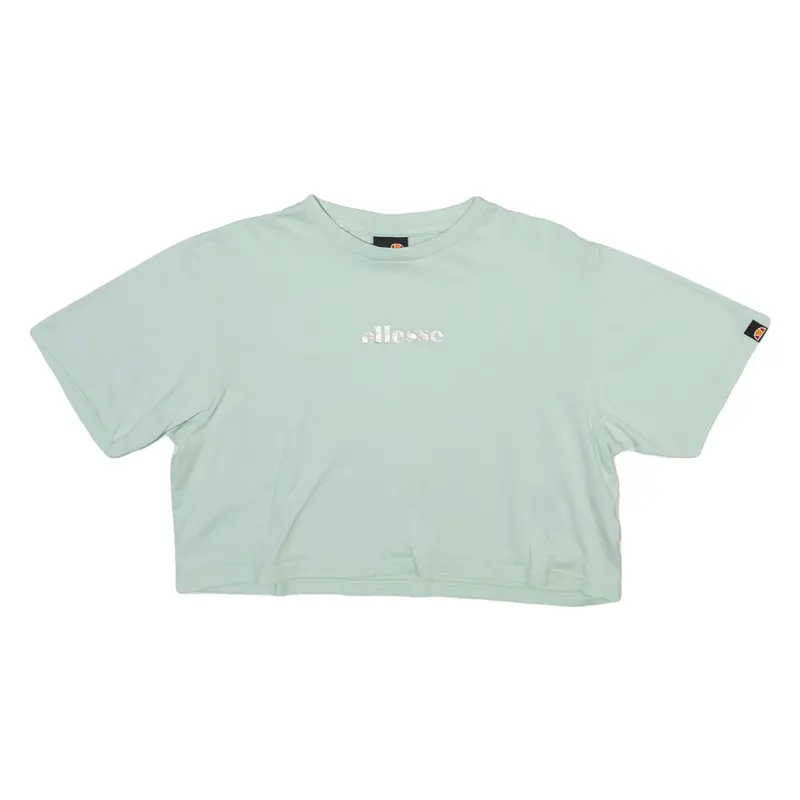 ELLESSE Womens T-Shirt Green UK 12