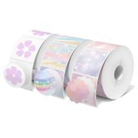 JADENS 2 Inch Circle Thermal Sticker Labels, Self-Adhesive Round Direct Thermal Labels for Business&Home, 750 Sheets/1 Roll,3...