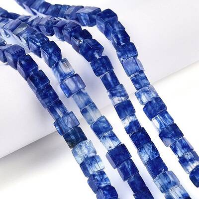 Blue Watermelon Stone Glass Beads Strands