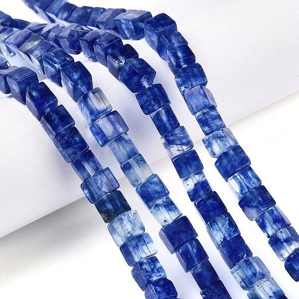 Blue Watermelon Stone Glass Beads Strands