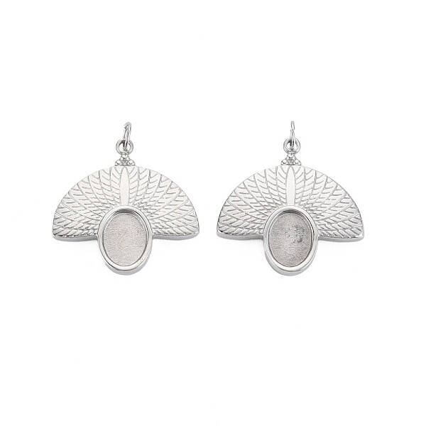 304 Stainless Steel Pendant Enamel Settings