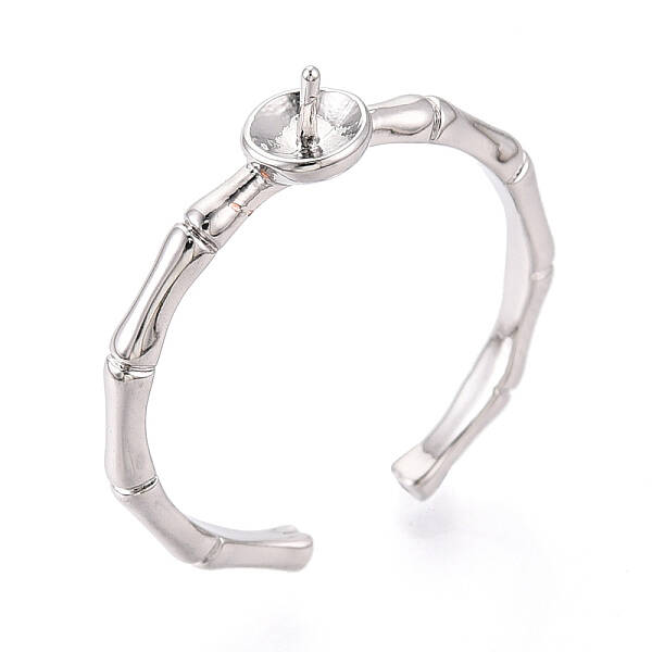 Brass Cup Peg Ring Settings