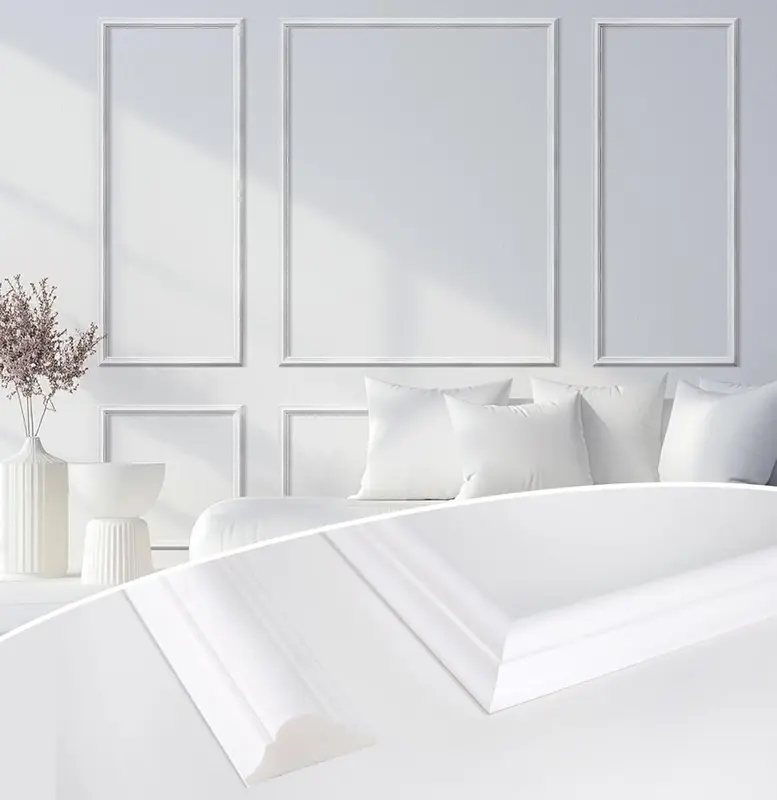 STICKGOO Pre-Cut Wall Panel Molding Set of 6 Frames – Easy-to-Assemble Wainscoting for Interior Décor, Picture Frame Style...