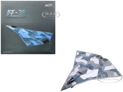 CAC J-36 Stealth Aircraft People's Liberation Army Air Force 1/144 Diecast Model by Air Force 1