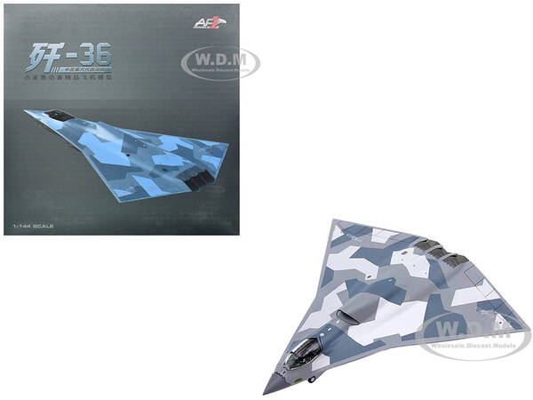 CAC J-36 Stealth Aircraft People's Liberation Army Air Force 1/144 Diecast Model by Air Force 1