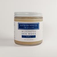 Austin Sea Moss Co. Wildcrafted Sea Moss Gel 16oz Jar Daily Superfood Supplement for Glowing Skin Gut Health & Energy Boost D...