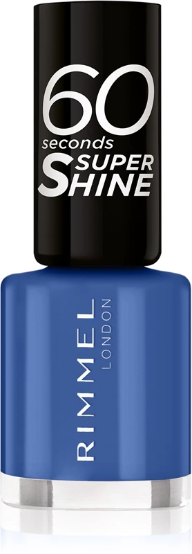 Rimmel 60 Seconds Super Shine - Nail Polish 8 ml 828 Danny Boy Blue!