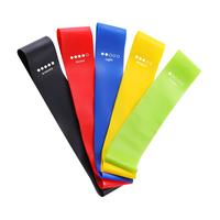 5 Counts/set Mini Loop Resistance Band Set with Storage Bag, Portable Exercise Band, Home Gym Exercise Stretching Training E...
