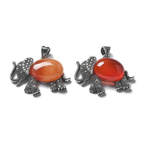Natural Carnelian(Dyed & Heated) Pendant