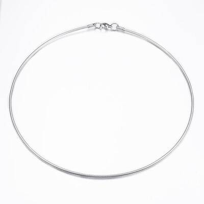 Non-Tarnish 304 Stainless Steel Snake Chain Necklaces