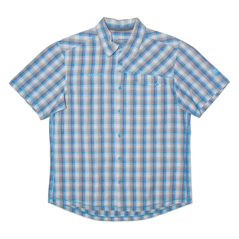 MAMMUT Mens Shirt Blue Check L