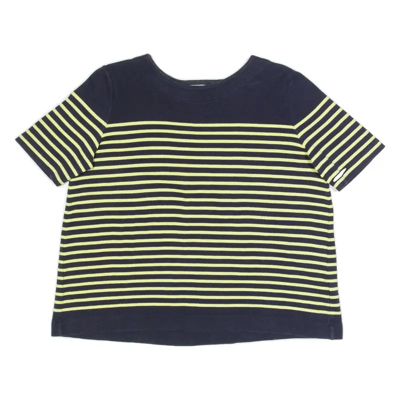 HOBBS LONDON Womens Printed Top Blue Striped M