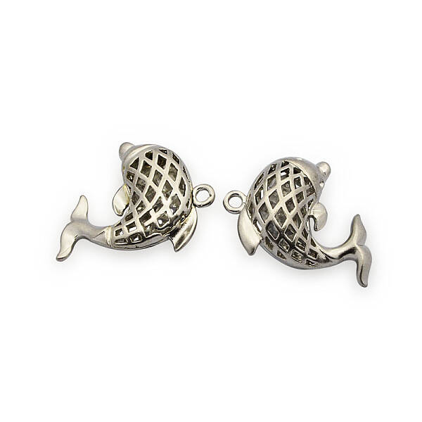 Brass Dolphin Pendants