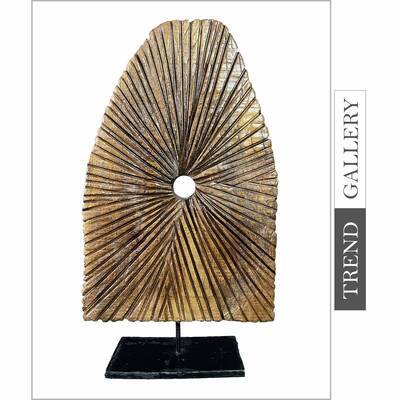 Abstract Wood Sculpture Art Wood Statue Hand Carved Art Modern Sculpture Table Desktop Art | THREADS OF FEELINGS 22.4"x1...