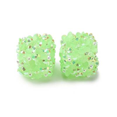 Resin Rhinestone Beads