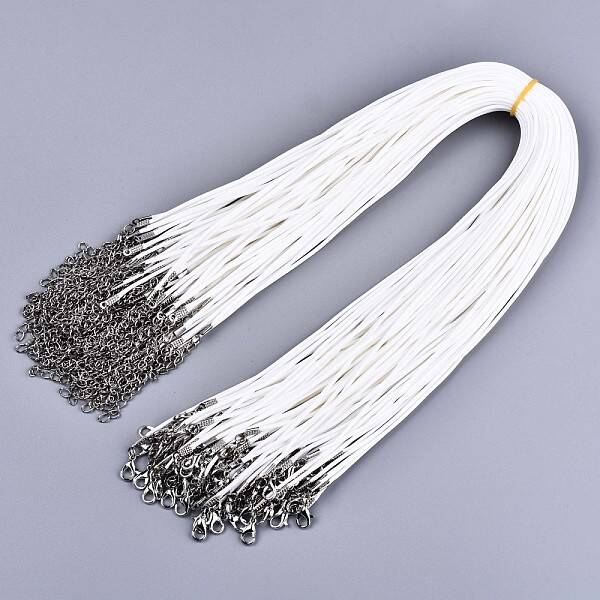 Waxed Cotton Cord Necklace Making