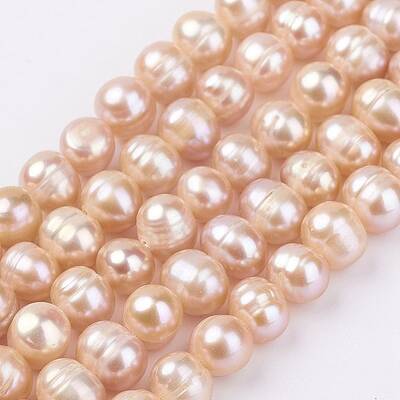Natural Cultured Freshwater Pearl Beads Strands