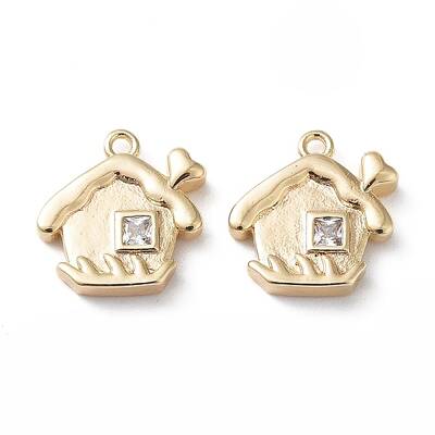 Brass Glass Charms