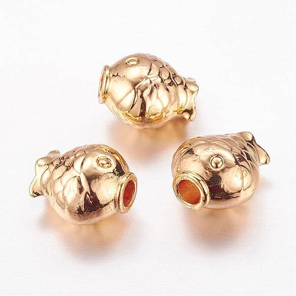 Real 24K Gold Plated Brass Beads