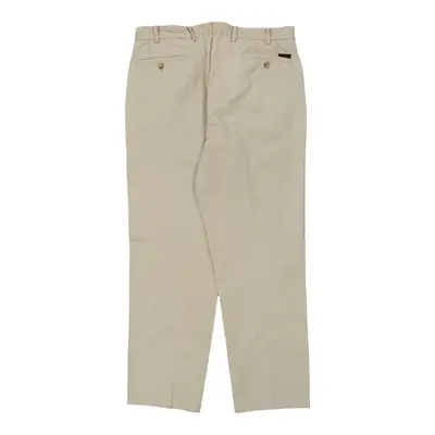 Burberry Trousers - 36W 30L Beige Cotton Blend