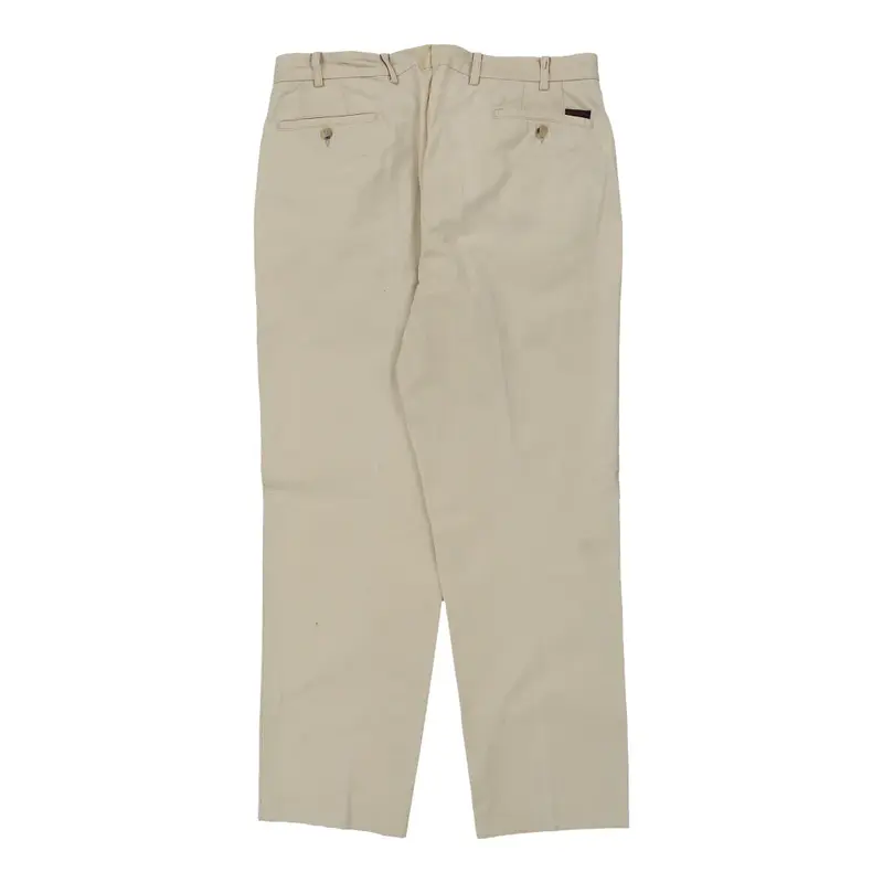 Burberry Trousers - 36W 30L Beige Cotton Blend
