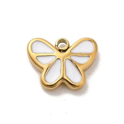 304 Stainless Steel Enamel Charms